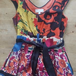 Anthropologie Multicolor Floral Dress